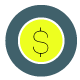 Dollar Dot Icon